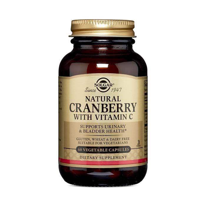 Solgar Cranberry With Vitamin C Vegetable capsules 60's - Wellness Shoppee