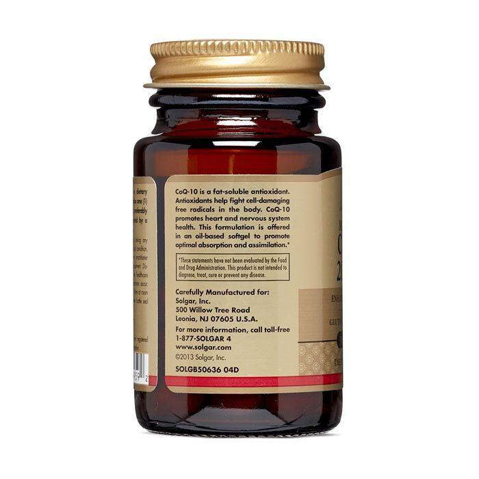 Solgar CoQ 10 200 mg Soft gels 30's - Wellness Shoppee
