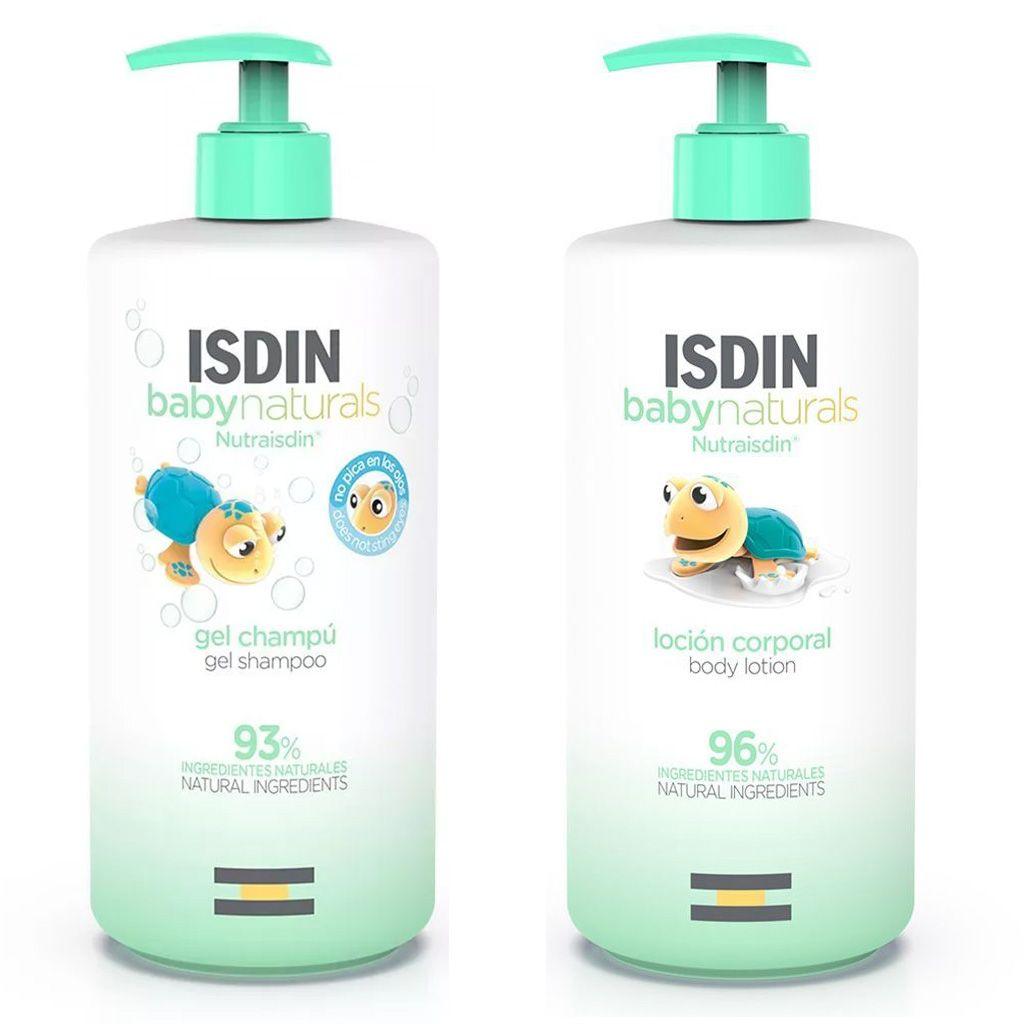 Isdin Babynaturals Nutraisdin Body Lotion 400ml + Gel Shampoo 400ml - Wellness Shoppee