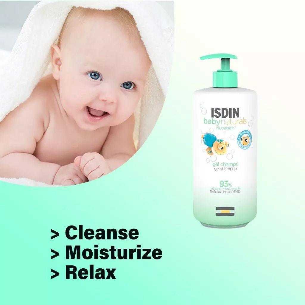 Isdin Babynaturals Nutraisdin Body Lotion 400ml + Gel Shampoo 400ml - Wellness Shoppee