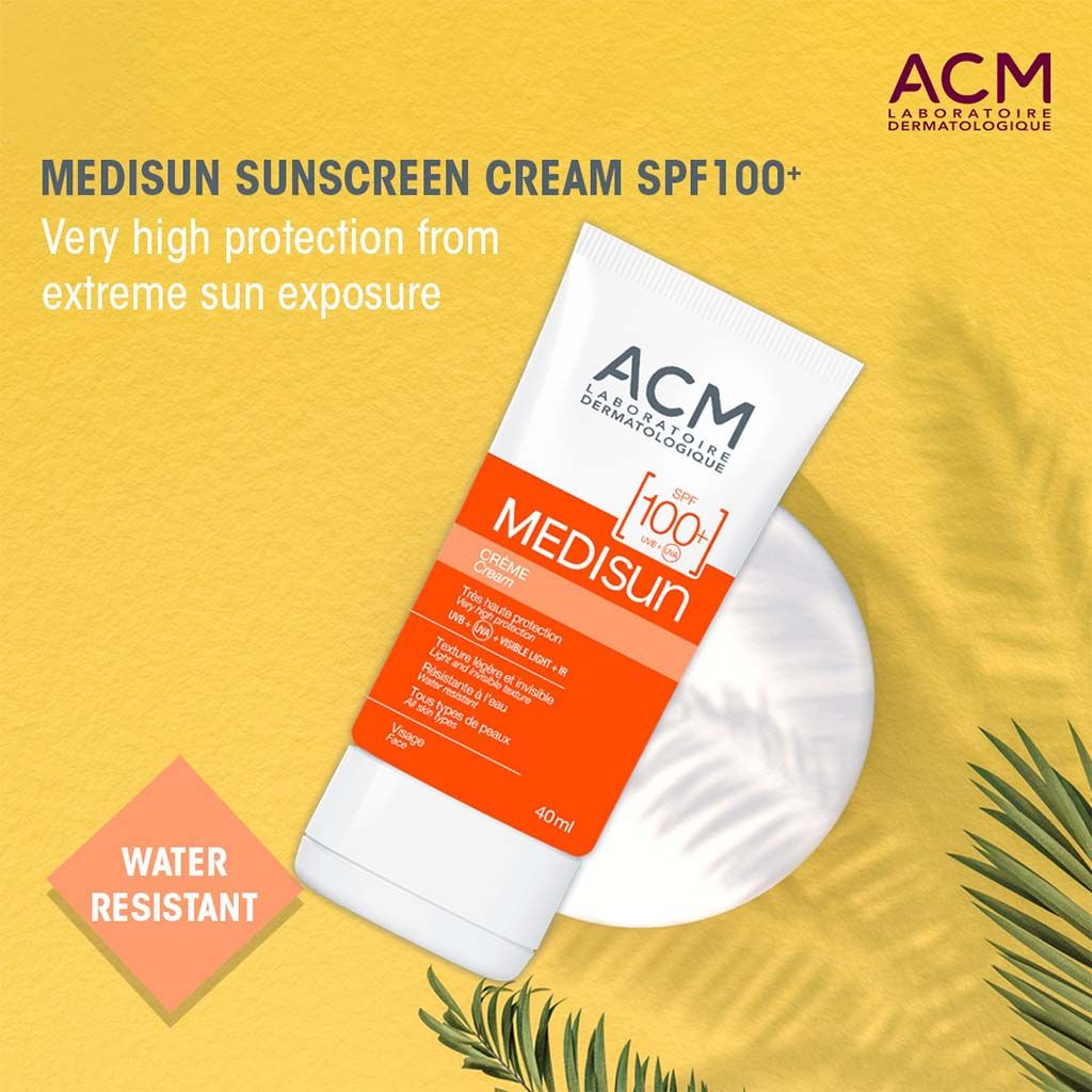 ACM Medisun SPF100 Face Sunscreen Cream For Sun Protection 40ml