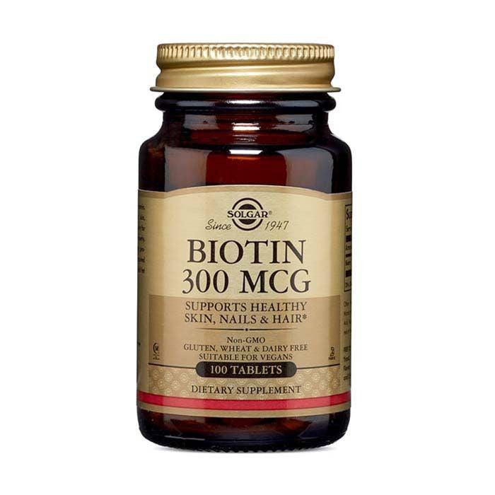 Solgar Biotin Tablets 300mcg 100's - Wellness Shoppee