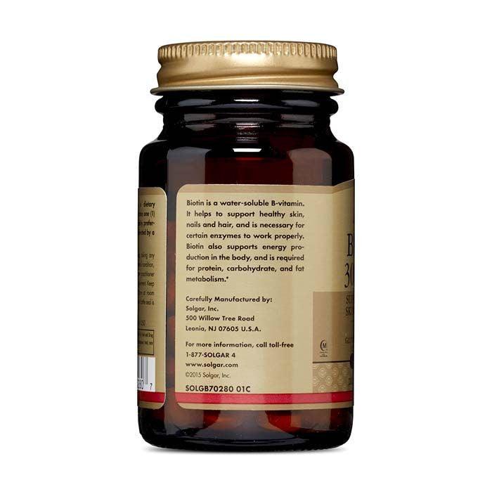 Solgar Biotin Tablets 300mcg 100's - Wellness Shoppee