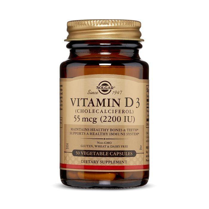 Solgar Vitamin D3 2200iu Vegetable Capsule 50's - Wellness Shoppee