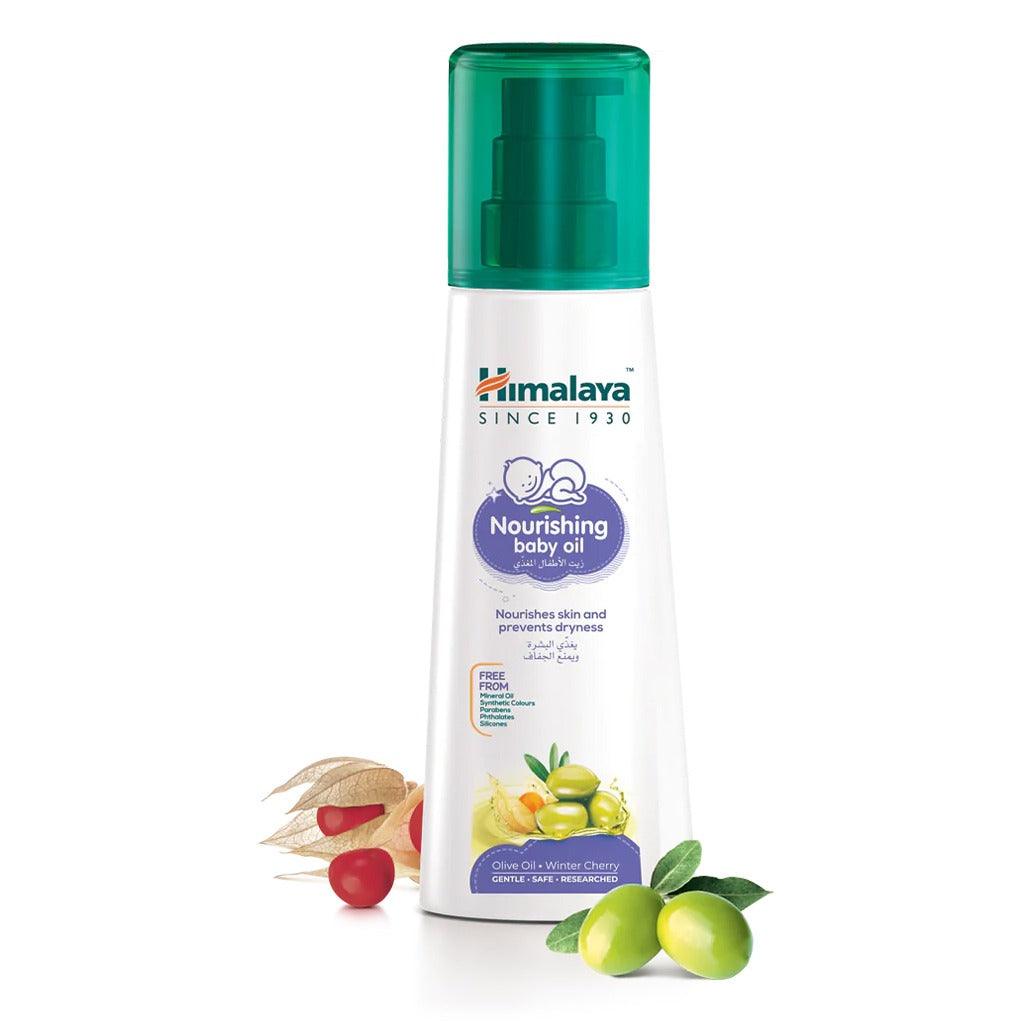 Himalaya Nourishing Baby Oil With Olive Oil and Winter Cherry 200ml - Wellness Shoppee