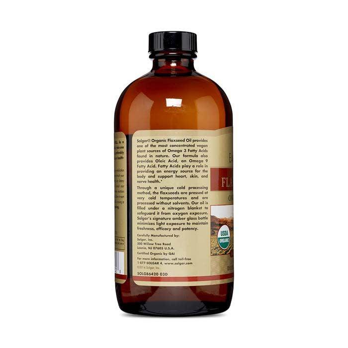 Solgar Earth Source Flaxseed Oil 16oz - Wellness Shoppee