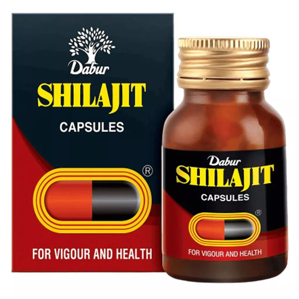 Dabur Shilajit Capsules For Vigour And Health, Pack of 30's - Wellness Shoppee