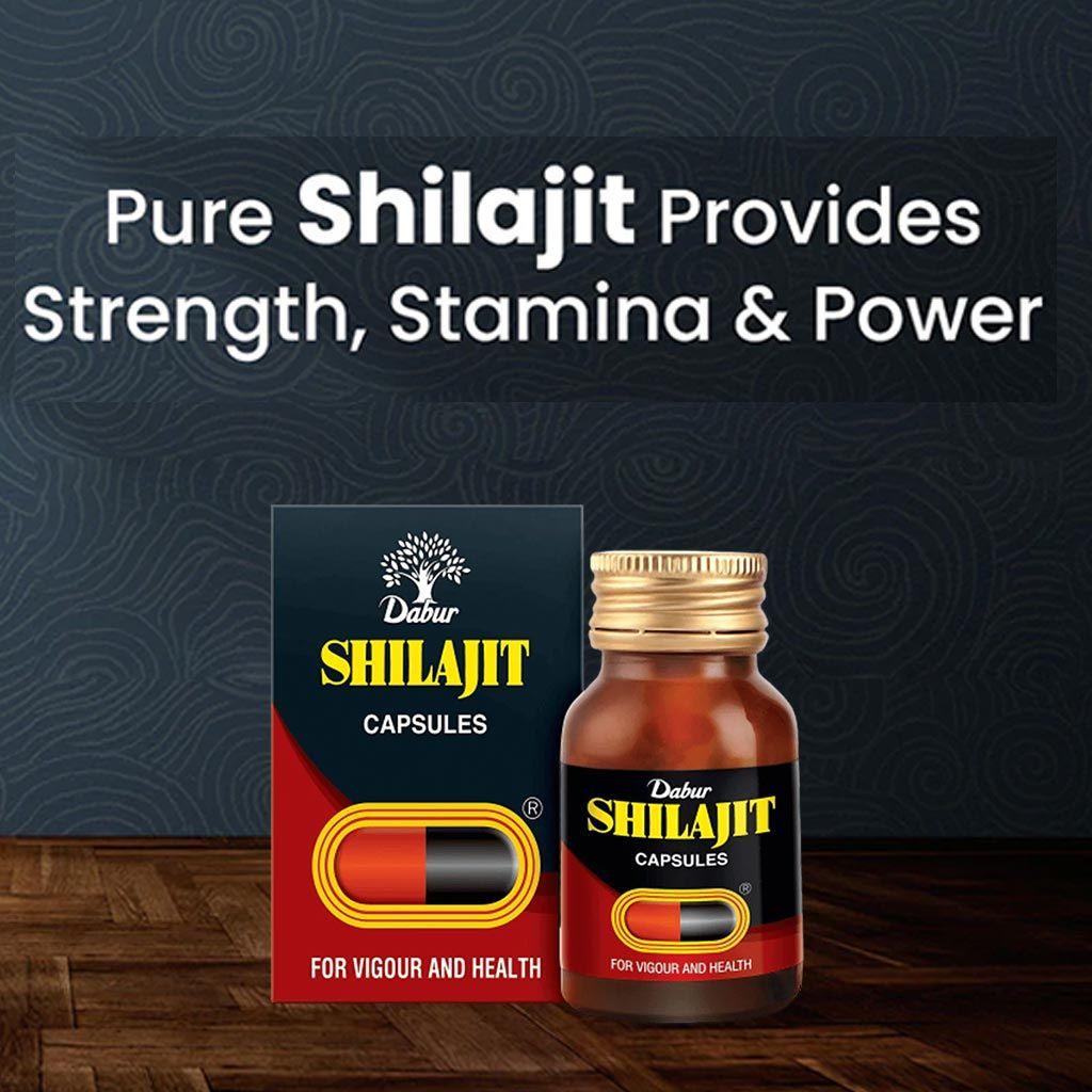 Dabur Shilajit Capsules For Vigour And Health, Pack of 30's - Wellness Shoppee