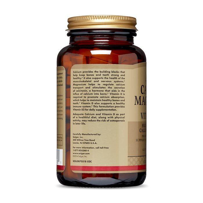 Solgar Calcium Magnesium With Vitamin D3 150 Tablets - Wellness Shoppee