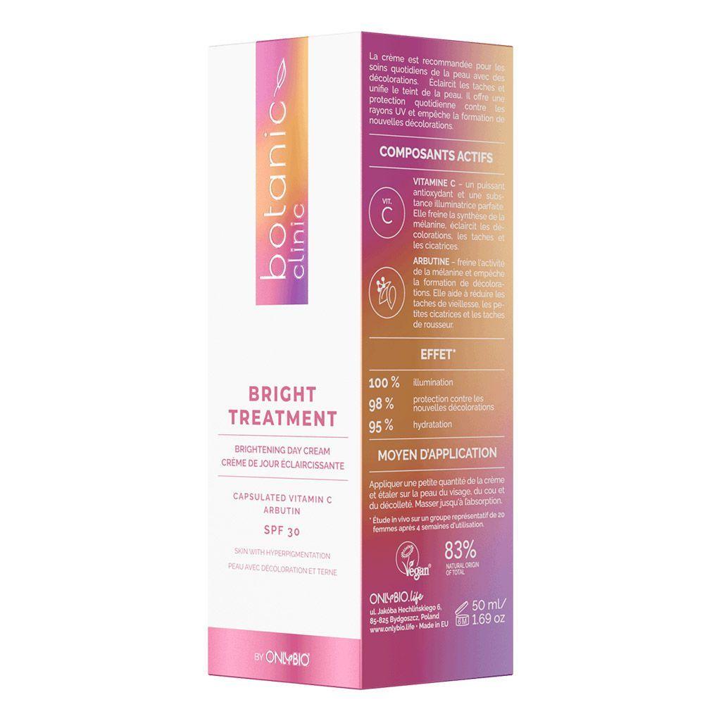 OnlyBio Botanic Clinic Bright Treatment SPF 30 Brightening Day Cream For Hyperpigmentation 50ml - Wellness Shoppee