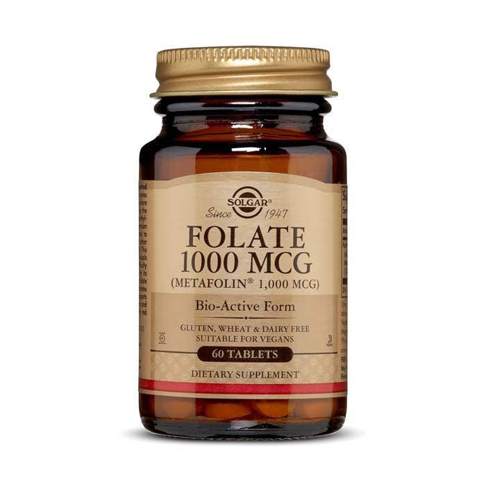 Solgar Folate 1000mcg As Metafolin 60's - Wellness Shoppee