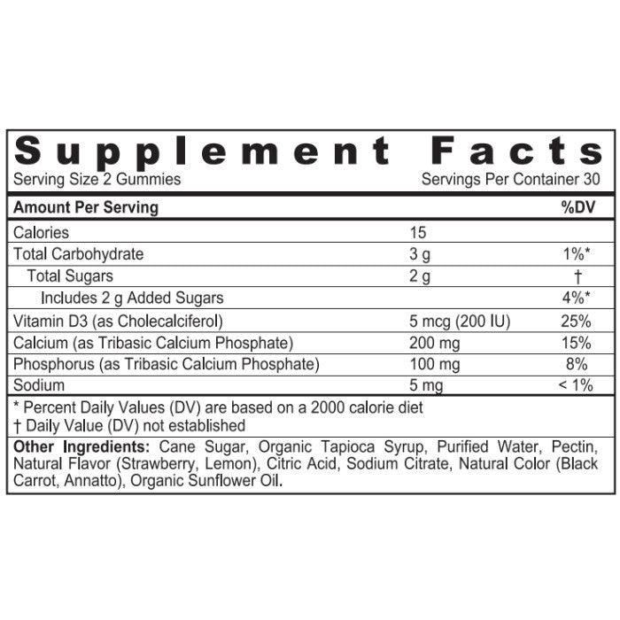 Sunshine Nutrition Cool Gummies Calcium With D3 60's - Wellness Shoppee