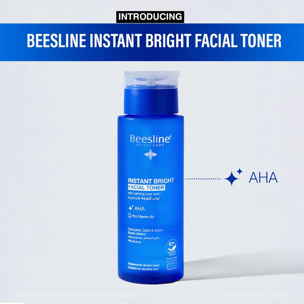 Beesline Instant Bright Facial Toner For All Skin Types 200ml - Wellness Shoppee