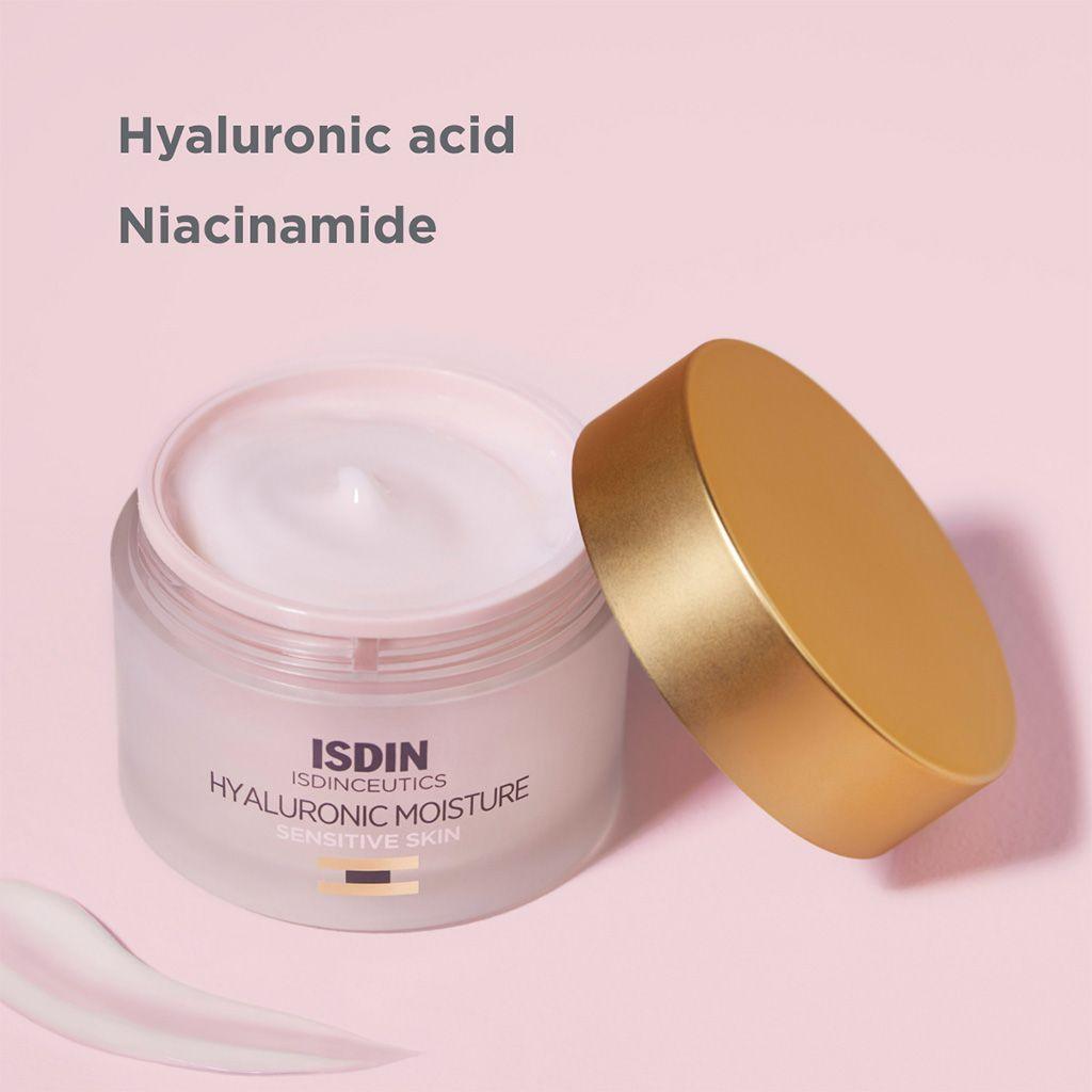 Isdin Isdinceutics Renew Hyaluronic Moisture Face Cream For Sensitive And Redness-prone Skin 50g - Wellness Shoppee