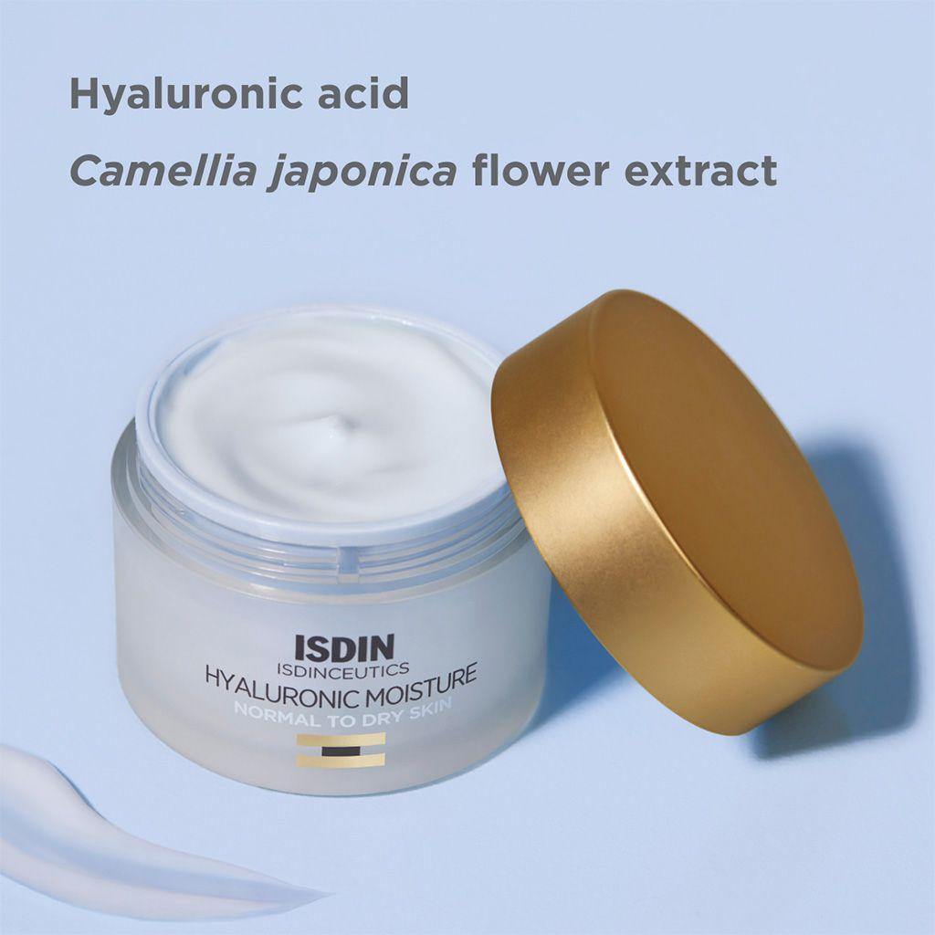 Isdin Isdinceutics Renew Hyaluronic Moisture Face Cream For Normal To Dry Skin 50g - Wellness Shoppee