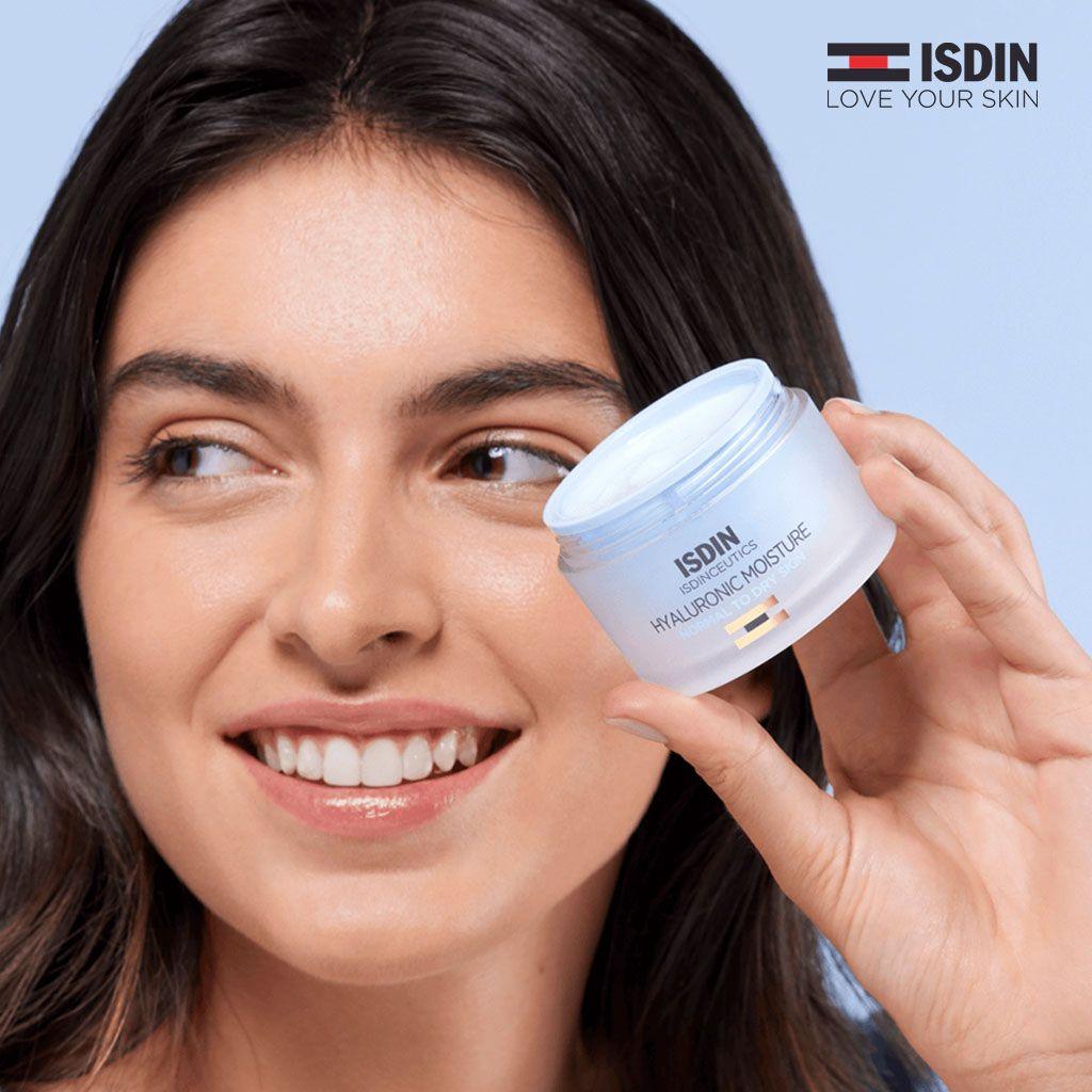 Isdin Isdinceutics Renew Hyaluronic Moisture Face Cream For Normal To Dry Skin 50g - Wellness Shoppee