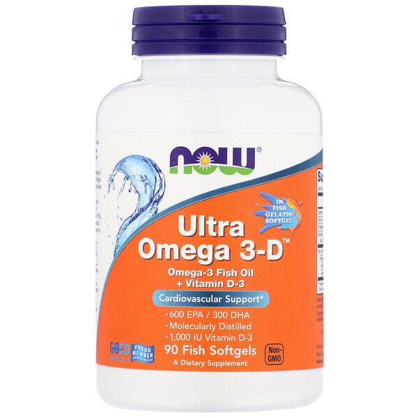 Now Ultra Omega 3 Fish Oil 90’S - Wellness Shoppee