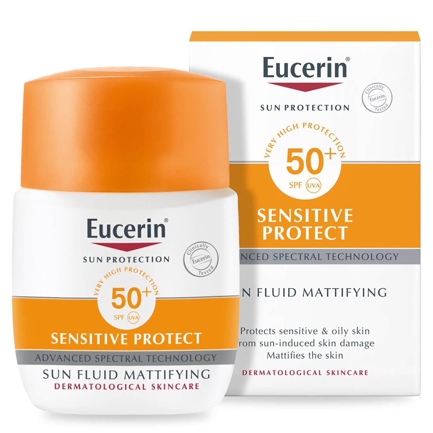 Eucerin® Sun Protection Sun Fluid Mattifying Face SPF50+ Very High (50ml) - Wellness Shoppee