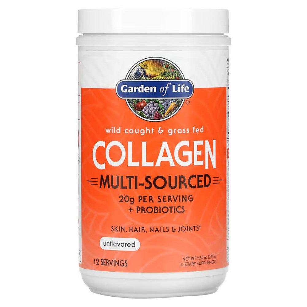 Garden of Life Collagen Multi Sourced Unflavored 270gm - Wellness Shoppee