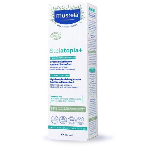 Mustela Bio-Stelatopia + Lipid Replenishing Cream, 150ml - Wellness Shoppee