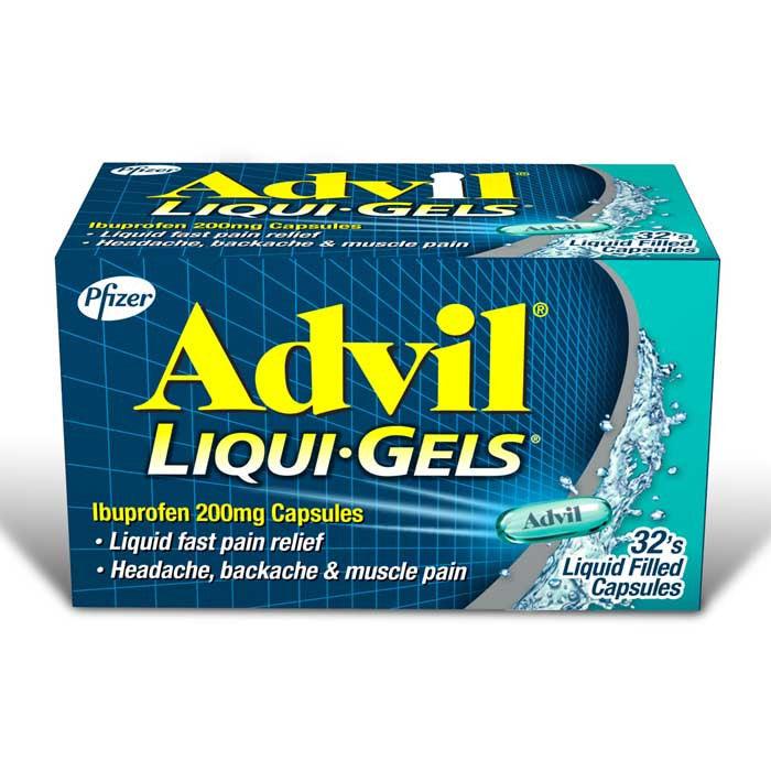 Advil Liqui-Gels 200mg Capsule (Soft Gelatin) 32's Bottle - Wellness Shoppee