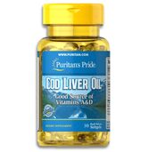 Puritan’s Pride Cod Liver Oil 415 mg 30’s - Wellness Shoppee