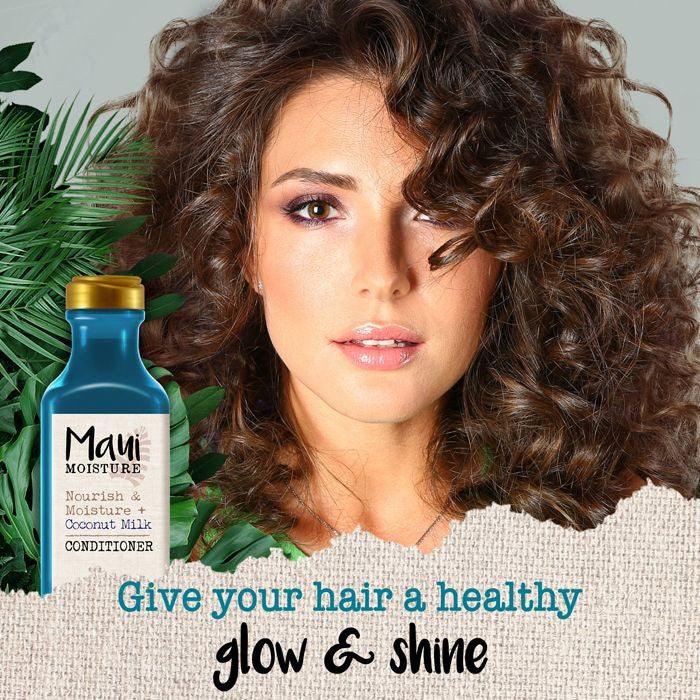 Maui Moisture Nourish & Moisture Coconut Milk Conditioner 13 oz - Wellness Shoppee