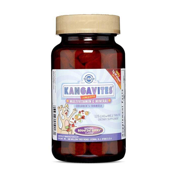 Solgar Kangavites Multivitamin 120 Chewable Tablets Bouncin Berry Flavor - Wellness Shoppee