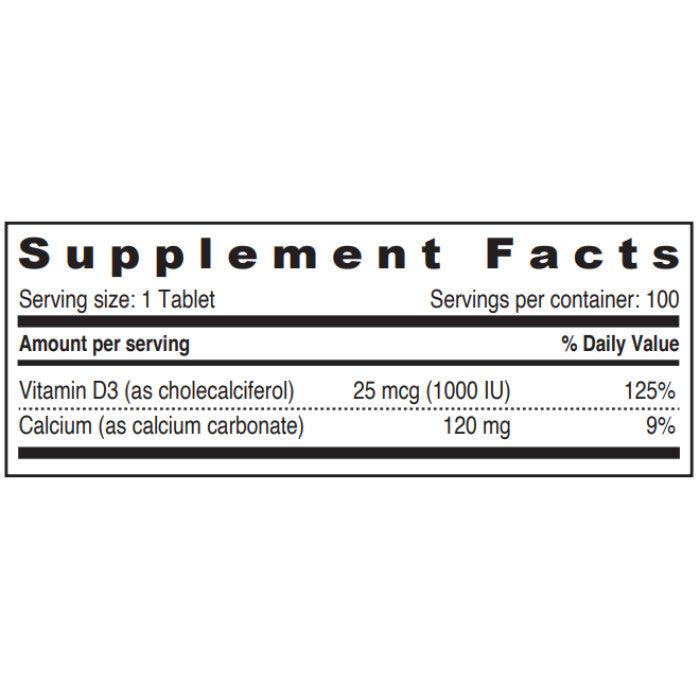Sunshine Nutrition Vitamin D 1000iu 100 Tablets - Wellness Shoppee