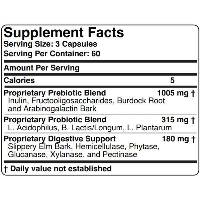 Sunshine Nutrition Prebiotic Super Formula 180 Capsules - Wellness Shoppee