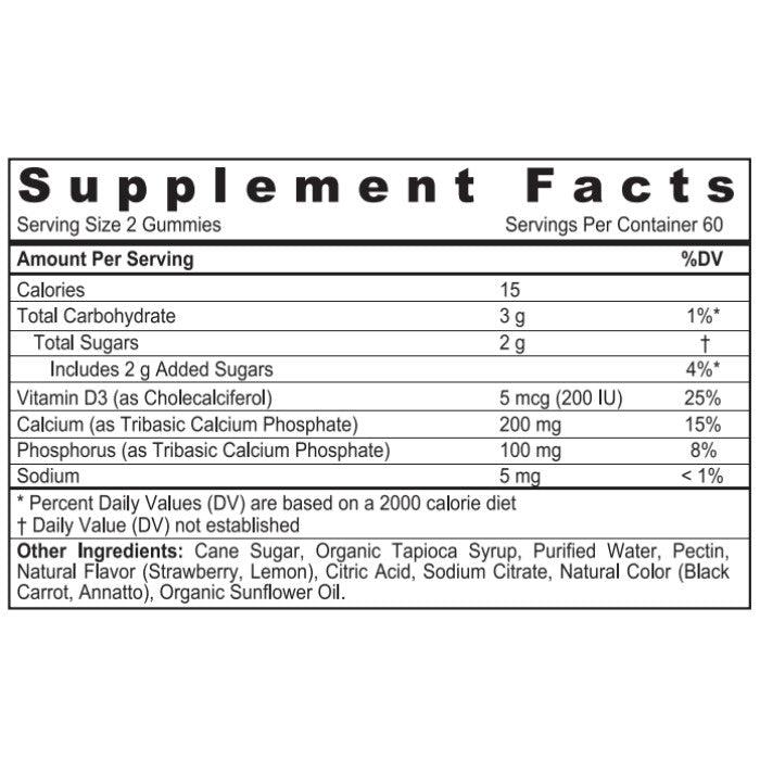 Sunshine Nutrition Cool Gummies Kids Calcium With Vitamn D3 120's - Wellness Shoppee