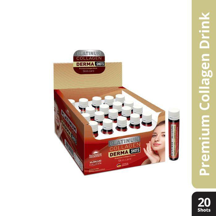 Sunshine Nutrition Platinum Collagen Derma Shots 20'S 25 ml - Wellness Shoppee