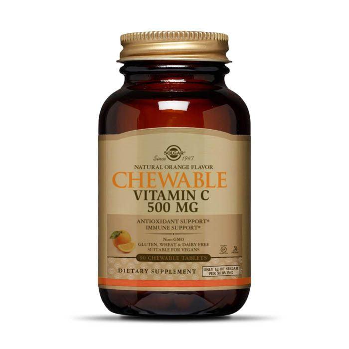 Solgar Chewable Vitamin C 500 mg Chewable Tablets 90's - Wellness Shoppee