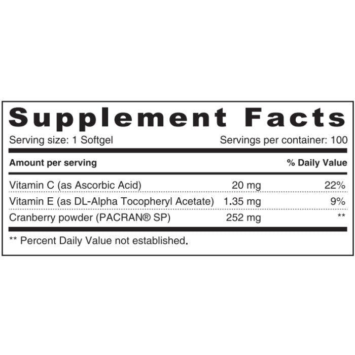 Sunshine Nutrition Cranberry Concentrate 100 Tablets - Wellness Shoppee