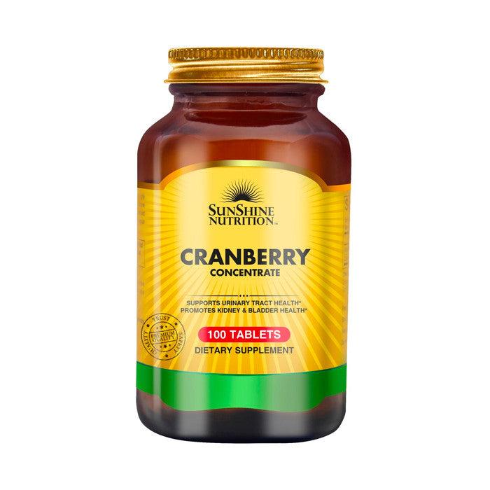 Sunshine Nutrition Cranberry Concentrate 100 Tablets - Wellness Shoppee