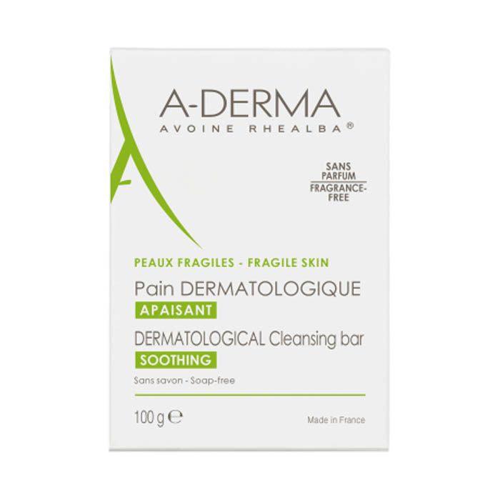 Aderma Fragile Skin Dermatological Cleansing Bar 100 g - Wellness Shoppee