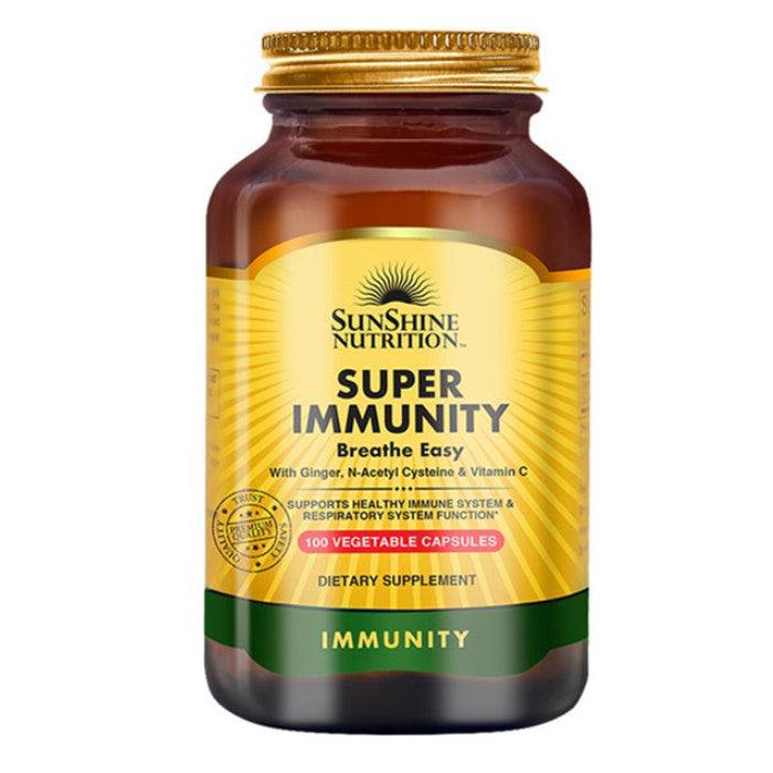 Sunshine Nutrition Immunity Support Breathe Easy Caps 100's - Wellness Shoppee