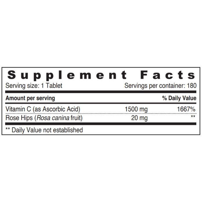 Sunshine Nutrition Vitamin C 1500mg With Rosehips 100 Tablets - Wellness Shoppee