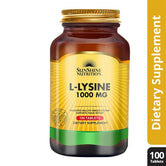 L-lysine 1000mg 100 Tabs - Wellness Shoppee