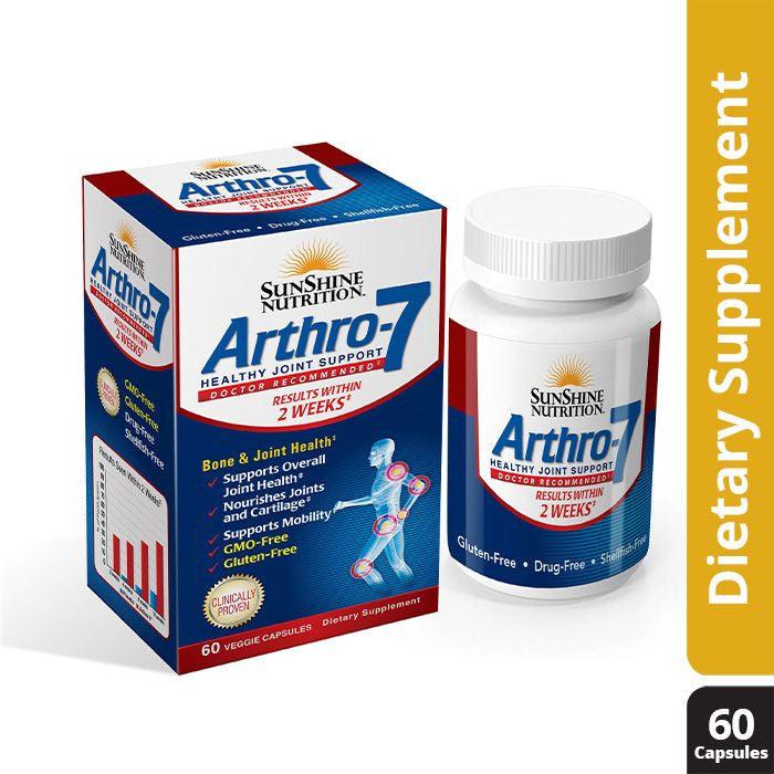 Sunshine Nutrition Arthro-7 Vegetable Capsule 60's - Wellness Shoppee