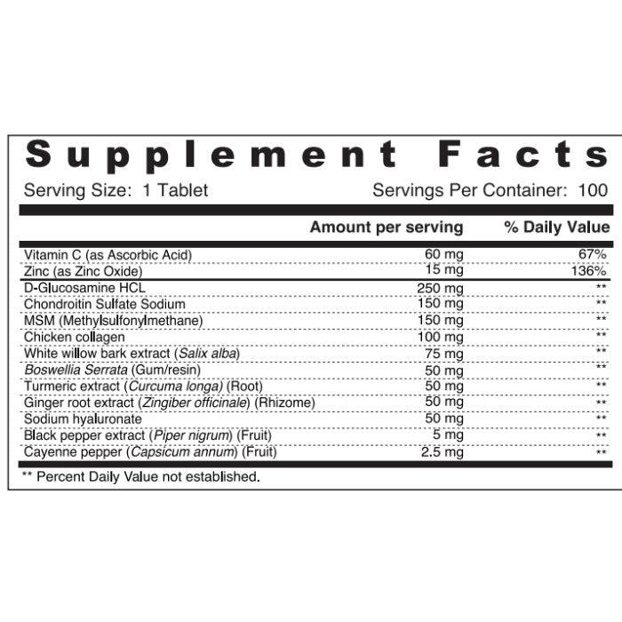 Sunshine Nutrition Supreme Joint Support Tablet 100's - Wellness Shoppee