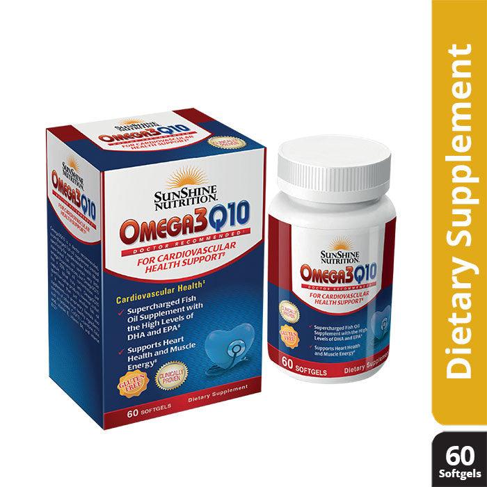 Sunshine Nutrition Omega3q10 Softgel 60's - Wellness Shoppee