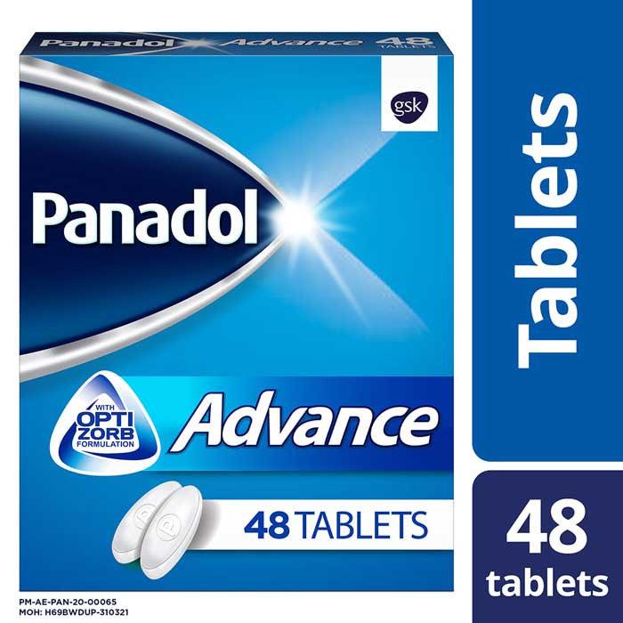 Panadol Advance Tablet 48s - Wellness Shoppee