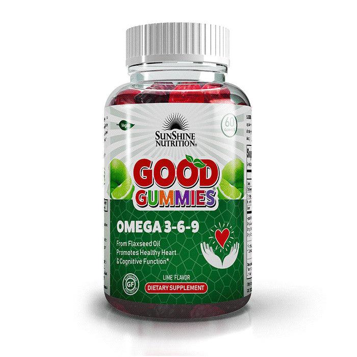 Sunshine Nutrition Good Gummies Omega 3-6-9 60's - Wellness Shoppee