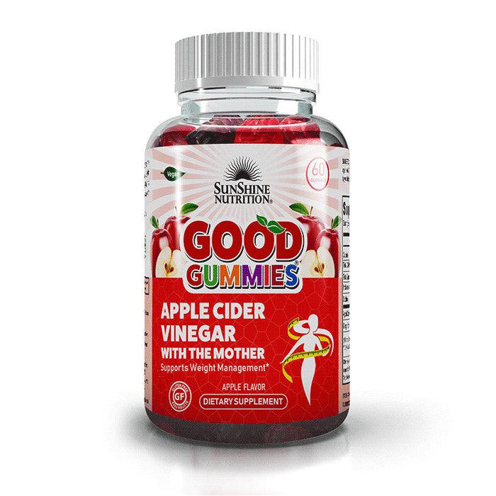 Sunshine Nutrition Good Gummies Apple Cider Vinegar 60's - Wellness Shoppee