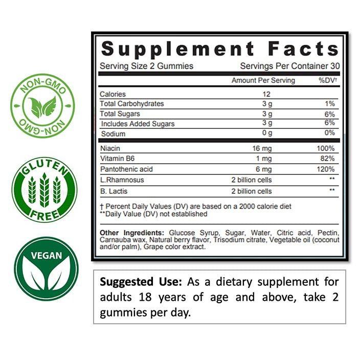 Sunshine Nutrition Good Gummies Probiotics 60's - Wellness Shoppee