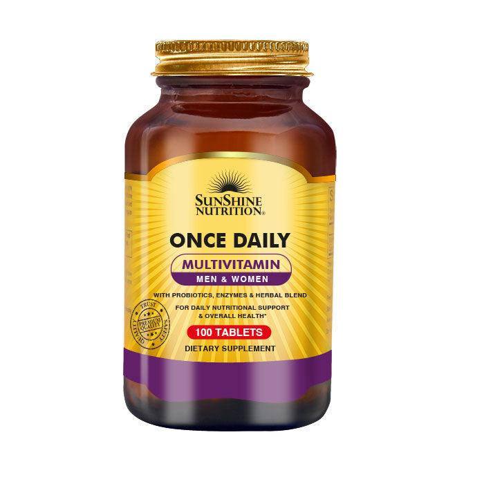 Sunshine Nutrition Once Daily Multivitamin Men & Women 100tabs - Wellness Shoppee