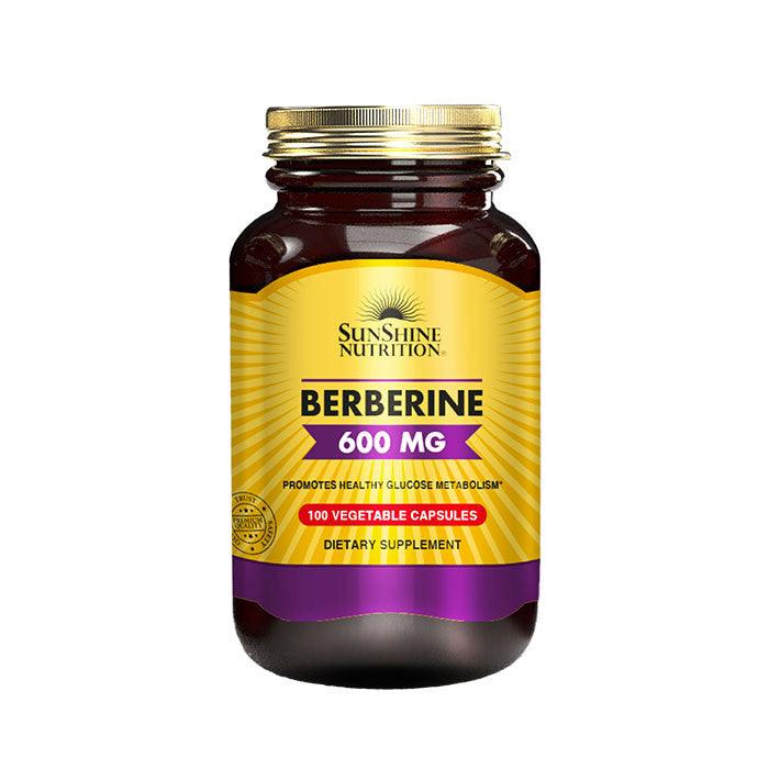 Sunshine Nutrition Berberine 600mg 100 capsules - Wellness Shoppee