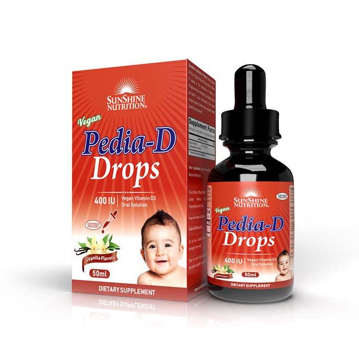 Sunshine Nutrition Pedia-D Drops Vanilla Flavor 50ml - Wellness Shoppee