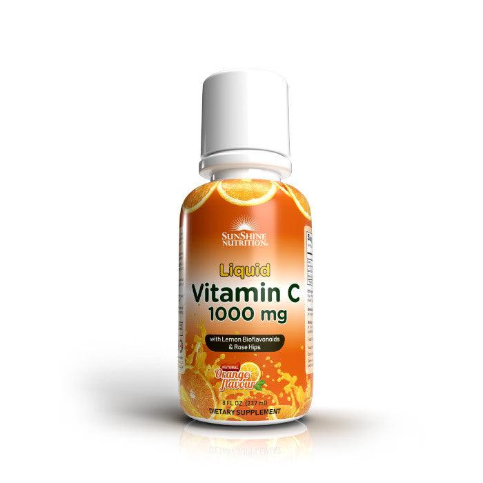 Sunshine N Liquid Vit C 1000mg Orange Flavor 237ml - Wellness Shoppee
